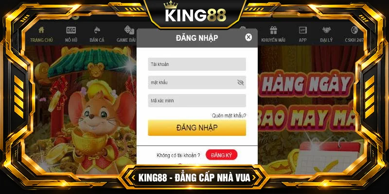 3 bước xử lý khi quên mật khẩu đăng nhập King88
